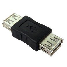 USB 2.0 Coupler Joiner Female to Female to Join Two USB A Cables